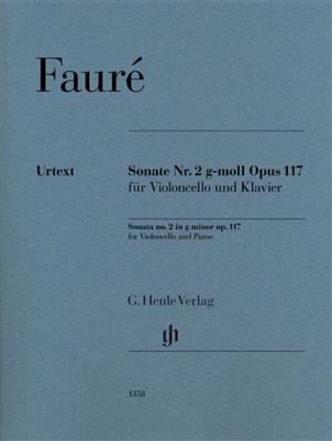 Gabriel Fauré: Sonate Nr. 2 g-moll Opus 117: Cello mit Begleitung
