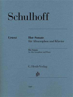 Erwin Schulhoff: Hot-Sonata for Alto Saxophone and Piano: Altsaxophon mit Begleitung