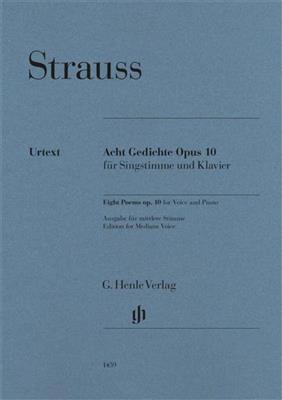 Richard Strauss: Acht Gedichte op. 10: Gesang mit Klavier