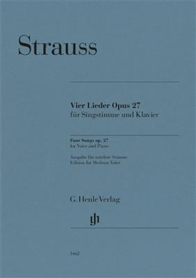 Richard Strauss: Vier Lieder Opus 27: Gesang mit Klavier
