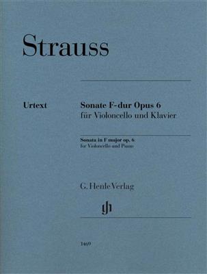 Richard Strauss: Sonate F-dur Opus 6 für Violoncello und Klavier: Cello mit Begleitung