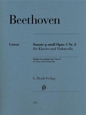 Ludwig van Beethoven: Violoncello Sonata G Minor Op. 5 No. 2: Cello mit Begleitung