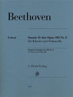 Ludwig van Beethoven: Violoncello Sonata D Major Op. 102 No. 2: Cello mit Begleitung