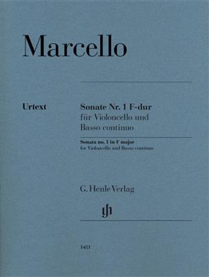 Benedetto Marcello: Sonata No. 1 F Major: Cello mit Begleitung
