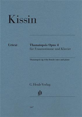 Evgeny Kissin: Thanatopsis op. 4 für Frauenstimme und Klavier: Gesang mit Klavier
