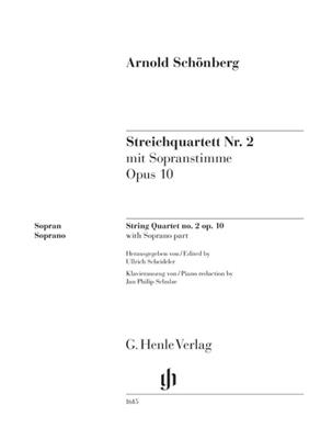 Arnold Schönberg: Streichquartett Nr. 2 op. 10 mit Sopranstimme: Gesang mit Klavier