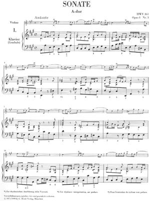 Georg Friedrich Händel: Seven Sonatas For Violin And Basso Continuo: Violine mit Begleitung