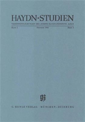 Haydn-Studien Bd. 1 Heft 3