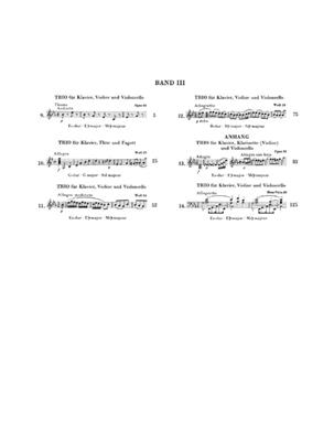 Ludwig van Beethoven: Piano Trios, Volume III: Klaviertrio