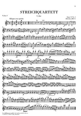 Franz Joseph Haydn: Streichquartette Heft X Erdody-Quartette Op. 76: Streichquartett
