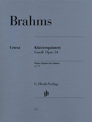 Johannes Brahms: Piano Quintet f Minor Op. 34: Klavierquintett