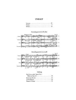 Felix Mendelssohn Bartholdy: String Quartets Op.12/13: Streichquartett