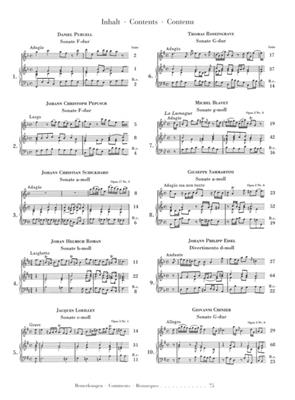 Flötenmusik 1 Barock: Flöte mit Begleitung