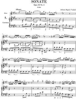 Flötenmusik 2 Vorklassik: Flöte mit Begleitung