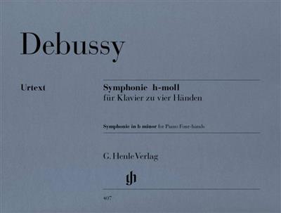 Claude Debussy: Symphony In B Minor: Klavier vierhändig