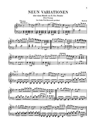 Ludwig van Beethoven: Variations For Piano Clothbound: Klavier Solo
