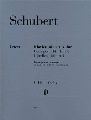 Franz Schubert: Quintet In A Op. Post.114 D.667 'Trout Quintet': Klavierquintett