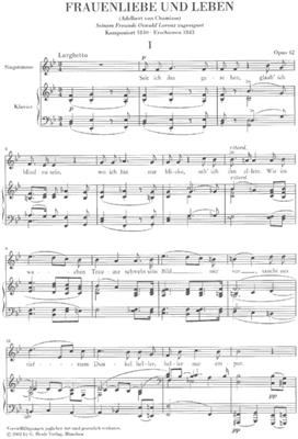Robert Schumann: Frauenliebe Und Leben Op.42: Gesang mit Klavier