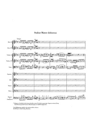 Franz Joseph Haydn: Stabat Mater: Gemischter Chor mit Ensemble