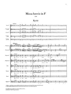 Franz Joseph Haydn: Masses N 1 2: Gemischter Chor mit Ensemble