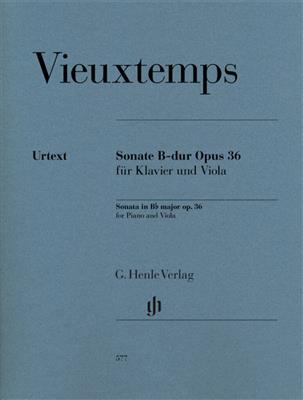 Henri Vieuxtemps: Sonate B-dur Opus 36 für Klavier und Viola: Viola mit Begleitung