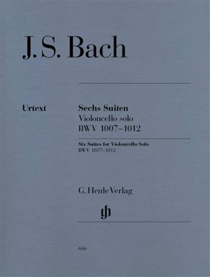 Johann Sebastian Bach: 6 Suites For Cello Solo BWV 1007-1012: Cello Solo
