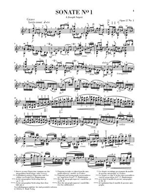 Eugène Ysaÿe: 6 Sonaten Opus 27: Violine Solo