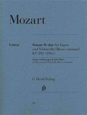 Wolfgang Amadeus Mozart: Sonata In B Flat K.292: Fagott mit Begleitung