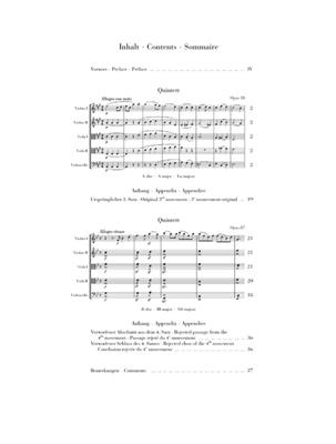 Felix Mendelssohn Bartholdy: String Quintets Op.18 and 87: Streichensemble