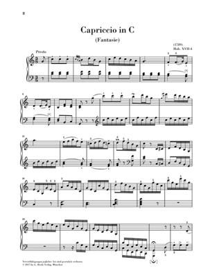 Franz Joseph Haydn: Fantasia In C: Klavier Solo