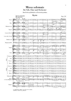 Ludwig van Beethoven: Missa Solemnis In D Op.123: Gemischter Chor mit Ensemble