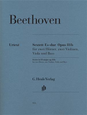 Ludwig van Beethoven: Sextet In E Flat Op.81b - Urtext Parts: Kammerensemble