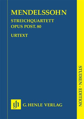 Felix Mendelssohn Bartholdy: String Quartet Op.Post.80: Streichquartett