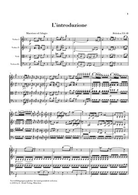 Franz Joseph Haydn: Die Sieben Letze Worte Unseres Erlösers Am Kreuze: Streichquartett