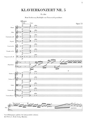 Ludwig van Beethoven: Concerto For Piano And Orchestra No. 5 Op. 73: Klavier Duett