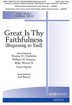 Great Is Thy Faithfulness (Beginning to End): (Arr. Joel Raney): Gemischter Chor mit Ensemble