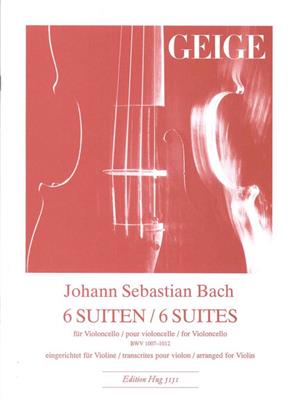 Johann Sebastian Bach: 6 Suiten BWV 1007-1012: Violine Solo