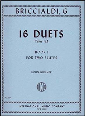 Giulio Briccialdi: 16 Duets Opus 132 Book 1: (Arr. John Wummer): Flöte Duett