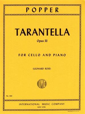 David Popper: Tarantella op. 33: Cello mit Begleitung