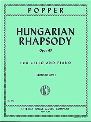 David Popper: Hungarian Rhapsody Op. 68: Cello mit Begleitung