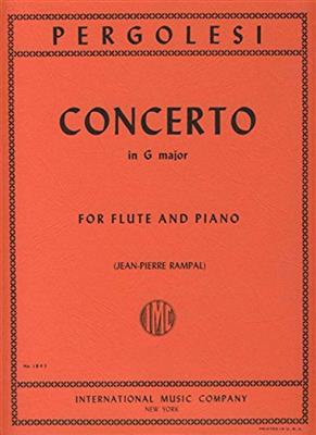 Giovanni Battista Pergolesi: Concerto in G major: (Arr. Jean-Pierre Rampal): Flöte mit Begleitung