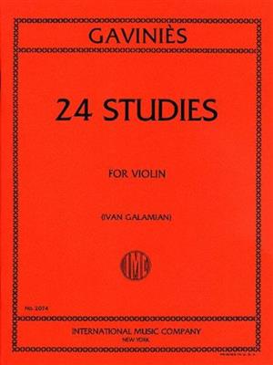 Pierre Gaviniès: 24 Studi (Galamian): Violine Solo