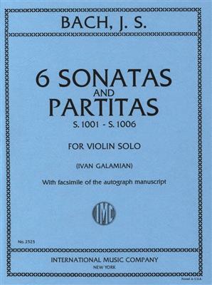 Johann Sebastian Bach: 6 Sonatas And Partitas S.1001 - S.1006: Violine Solo