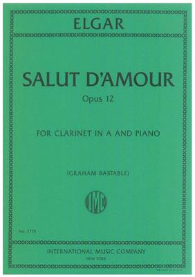 Edward Elgar: Salut d'Amore: Klarinette mit Begleitung