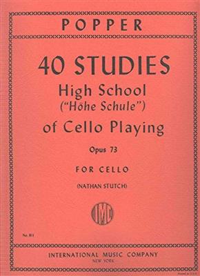 David Popper: 40 Studies - High School of Cello playing op 73: Cello Solo