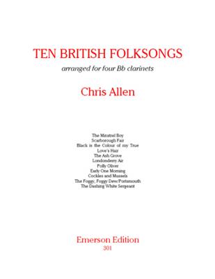 10 British Folksongs: Klarinette Ensemble