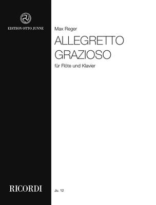 Max Reger: Allegretto Grazioso: Flöte mit Begleitung