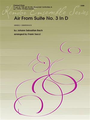 Johann Sebastian Bach: Air From Suite No. 3 In D: (Arr. Frank Sacci): Klarinette Ensemble