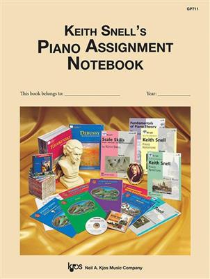 Keith Snell's Piano Assignment Notebook