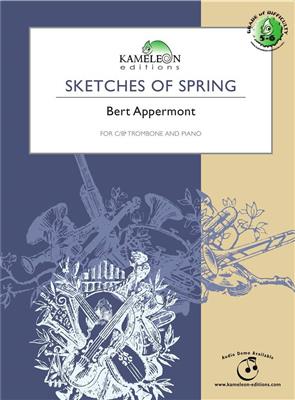 Bert Appermont: Sketches Of Spring: Posaune mit Begleitung